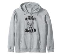 Divertida Camiseta de Bulldog francés Best Frenchie Uncle para Hombre Sudadera con Capucha