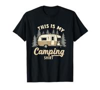 Divertida camiseta de camping «This Is My» para acampar, senderismo, exteriores, autocaravanas Camiseta