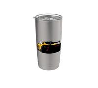 Divertida camiseta de coche de carreras. CARRERAS, SIN NECESIDAD DE PALABRAS Vaso térmico de acero inoxidable de doble pared