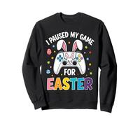 Divertida camiseta de conejo de jugador de Pascua - Controlador de juegos Egg Hunt Sudadera