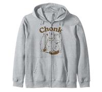 Divertida camiseta de gato Chonk - Linda camiseta de gato gordo Sudadera con Capucha