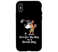 Divertida Camiseta de Golf para Hombres Que aman Jugar al Golf Carcasa para iPhone X/XS
