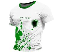 Divertida camiseta de Halloween con gráfico sangriento, camisetas divertidas para regalos divertidos, disfraz de Bloody Mary, camiseta para hombres y mujeres con texto en inglés "I am fine", para