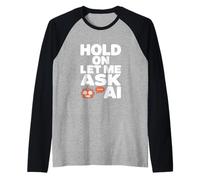Divertida Camiseta de Humor AI para programadores de Vibraciones, codificadores, desarrolladores Camiseta Manga Raglan