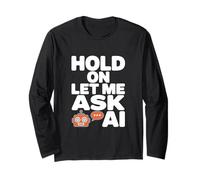 Divertida Camiseta de Humor AI para programadores de Vibraciones, codificadores, desarrolladores Manga Larga