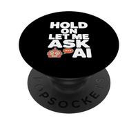 Divertida Camiseta de Humor AI para programadores de Vibraciones, codificadores, desarrolladores PopSockets PopGrip Adhesivo