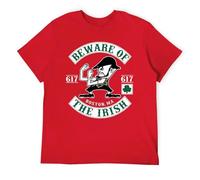 Divertida camiseta de pub irlandés para hombres y mujeres, camiseta gráfica Beware of The Irish Humor, Redstyle, 6XL