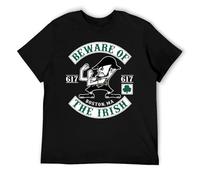 Divertida camiseta de pub irlandés para hombres y mujeres, camiseta gráfica Beware of The Irish Humor, Estilo negro, 4XL