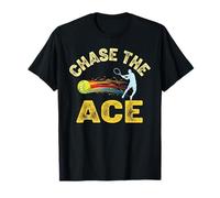 Divertida Camiseta de Tenis Chase The Ace Tennis Player tee Camiseta