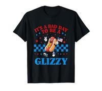 Divertida camiseta del 4 de julio It's A Bad Day To Be A Glizzy Camiseta