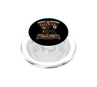 Divertida Camiseta Doxie Dog Built Low Runs The Show Dachshund PopSockets PopGrip para MagSafe