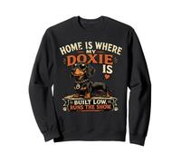 Divertida Camiseta Doxie Dog Built Low Runs The Show Dachshund Sudadera