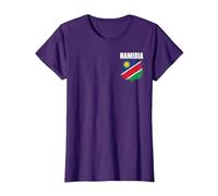 Divertida Camiseta Namibia Africa Regalo Camiseta, Mujer, Morado, XXL