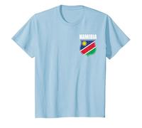 Divertida Camiseta Namibia Africa Regalo Camiseta, Niños, Azul Bebé, 12 años