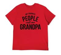 Divertida camiseta para abuelo My Favorite People Call Me Grandpa para hombre, Redstyle, L