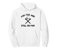 Divertida Camiseta para Golfista con Forma de tee y todavía a la par para Cumplir 40 años Sudadera con Capucha