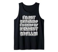 Divertida Camiseta sin Mangas de hechizos de Entrenamiento, Linda Camiseta de Gimnasio Camiseta sin Mangas