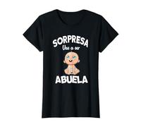 Divertida camiseta Sorpresa. Vas a ser Abuela-Pregnancy Noticia Camiseta