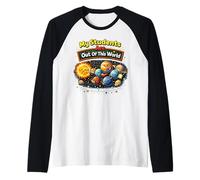 Divertida Camiseta Space Teacher My Students Are out This World Camiseta Manga Raglan