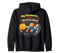 Divertida Camiseta Space Teacher My Students Are out This World Sudadera con Capucha