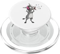 Divertida canción Cantante Burro Animal Regalo músico Adultos niños PopSockets PopGrip para MagSafe
