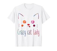 Divertida Cara de gatita Loca Camiseta