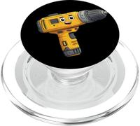Divertida Cara de Taladro eléctrico para los Amantes del Draft y los manitas PopSockets PopGrip para MagSafe