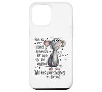 Divertida caricatura de ratón - Quién ata tus cordones Humor Animal Carcasa para iPhone 12 Pro Max