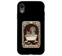Divertida carta de tarot con forma de esqueleto, meme, tostadora, baño, de Live Laugh Carcasa para iPhone XR