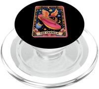 Divertida carta de tarot retro de Flying Chancla, cultura hispánica PopSockets PopGrip para MagSafe