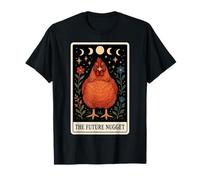 Divertida Carta de Tarot The Future Nugget Chicken Farm Farmer Camiseta
