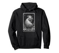 Divertida Carta de Tarot The Future Nugget Chicken Farm Farmer Sudadera con Capucha