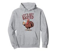 Divertida Cerveza de Pavo Saludos al día de Turquía Vamos a rociar Sudadera con Capucha