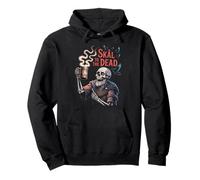 Divertida Cerveza Viking Skeleton - Skål to The Dead Sudadera con Capucha
