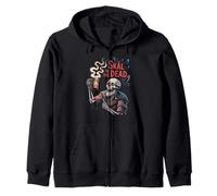 Divertida Cerveza Viking Skeleton - Skål to The Dead Sudadera con Capucha