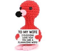 Divertida cesta de Pascua con flamencos para esposa, día de la madre, regalos de cumpleaños para ella de parte del marido I Love You, regalos románticos de aniversario para mujeres, regalos de pareja
