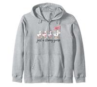 Divertida Cinta Rosa sobre el cáncer de Mama, Solo una Esperanza de gallina Sudadera con Capucha