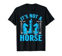 Divertida Cita de ajedrez No es un Caballo Diseño Camiseta