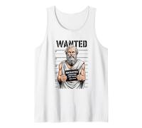 Divertida Cita de filósofo estoico Motivacional estoicismo Sócrates Camiseta sin Mangas