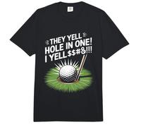 Divertida Cita de Golfista - They Gritan Hole In One Comfort Colors Adult Heavyweight T-Shirt