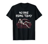 Divertida Cita de Halloween sin Montar en Bicicleta Hoy para Ciclistas Camiseta
