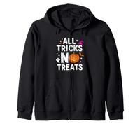 Divertida Cita de Halloween Todos los Trucos No Treats Espeluznante Octubre Sudadera con Capucha