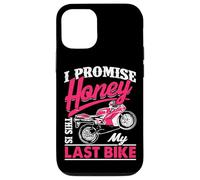 Divertida Cita de Motocicleta I Promise Honey This Is My Last Bike Carcasa para iPhone 12/12 Pro