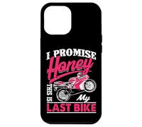 Divertida Cita de Motocicleta I Promise Honey This Is My Last Bike Carcasa para iPhone 12 Pro MAX