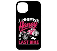 Divertida Cita de Motocicleta I Promise Honey This Is My Last Bike Carcasa para iPhone 13