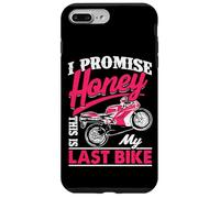 Divertida Cita de Motocicleta I Promise Honey This Is My Last Bike Carcasa para iPhone 7 Plus/8 Plus