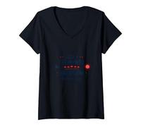 Divertida Cita de Viaje con Texto en inglés I Need a Six-Month Vacation Twice a Year Camiseta Cuello V, Mujer, Negro, XXL