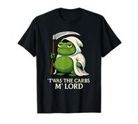 Divertida Cita del Meme de Grim Reaper Frog TWAS The Carbs Camiseta