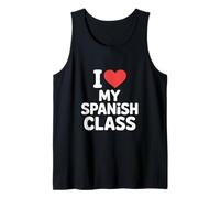 Divertida Clase de español Diciendo Que Amo a mis Estudiantes Camiseta sin Mangas