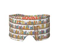 Divertida colección de estantes para libros y escalera, orejeras para dormir transpirables y ajustables, opacas, cómodas